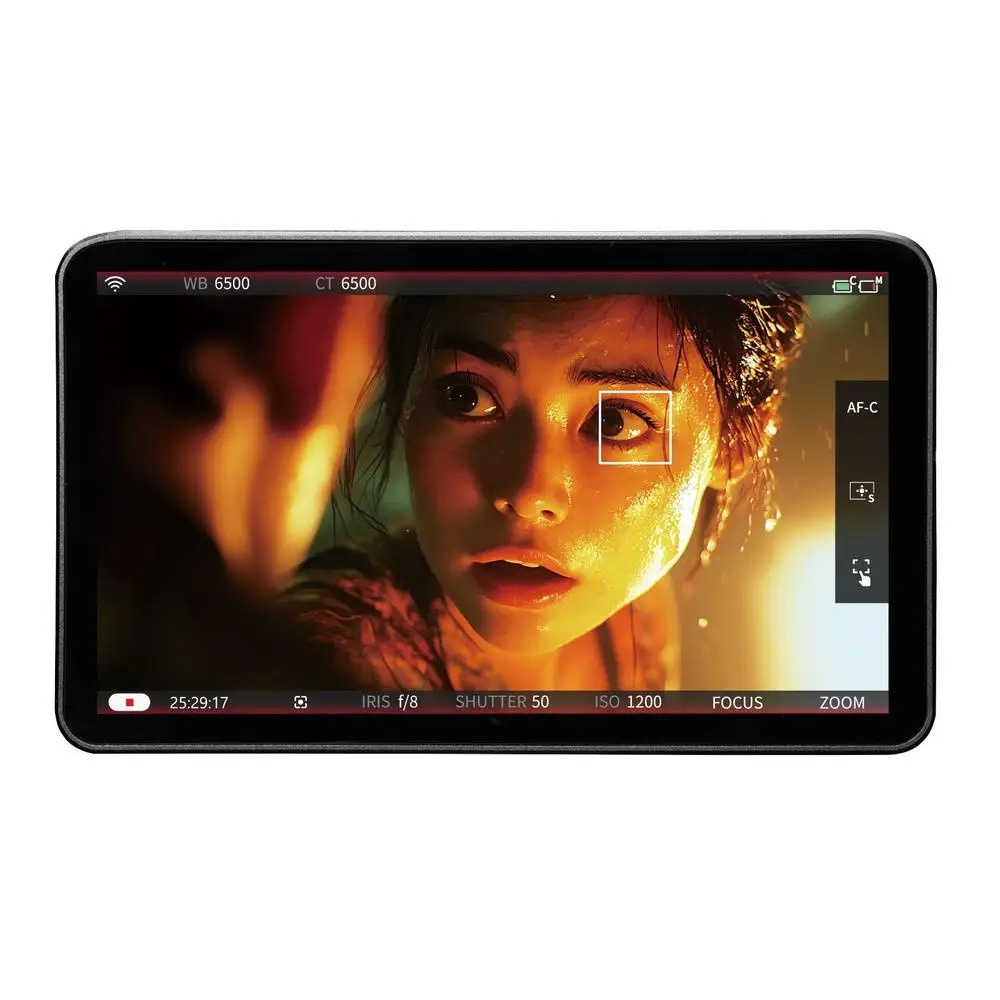 LS7P DSLR Camera Field Monitor, 7 Inch Touch Screen, HD 1920x1080 IPS, On-Camera