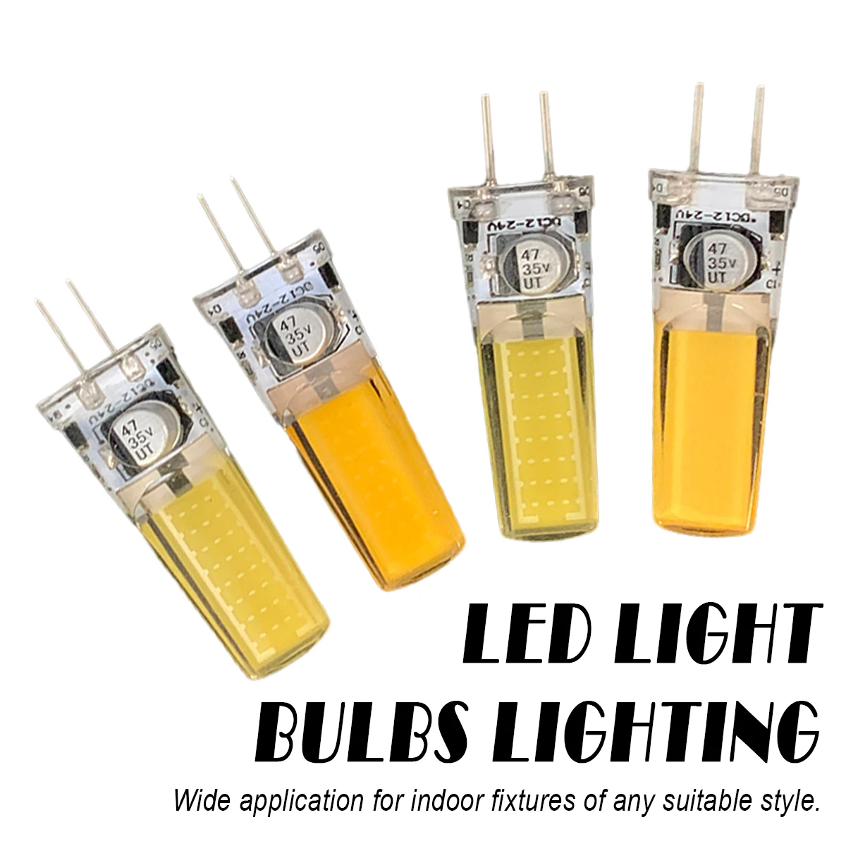 디밍 가능 LED COB 10W GY6.35 G4 AC / DC 12V LED GY6.35 COB 2508 디밍 LED 옥수수 조명 g6.35 크리스탈 홈 펜던트 조명 화이트