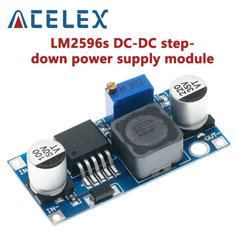 LM2596 DC-DC Step-down Power Supply Module 3A Adjustable Step-down Module LM2596S Voltage Regulator 24V 12V 5V 3V For arduino
