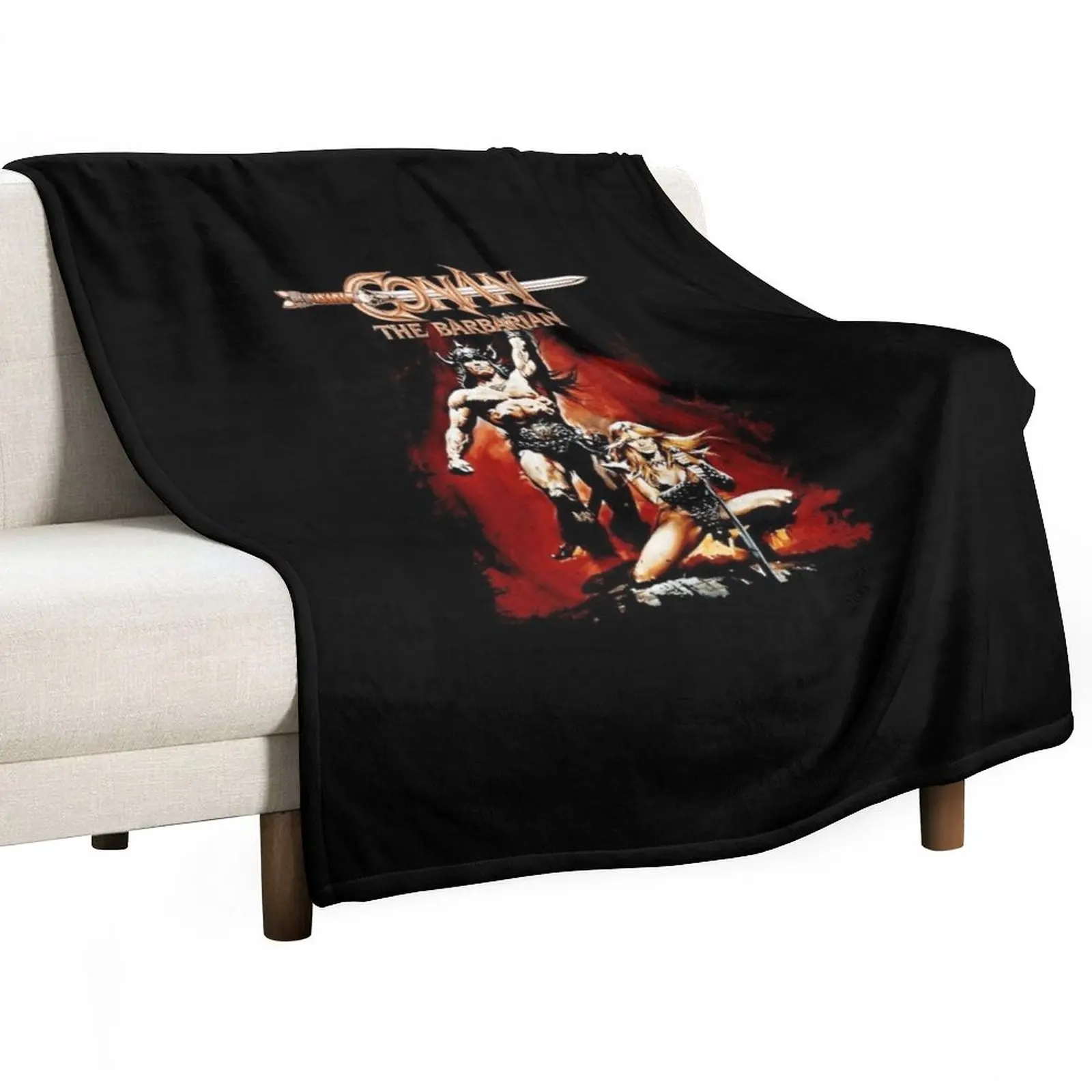 

Conan the Barbarian Throw Blanket Decorative Sofa Blanket Moving Blanket Nap Blanket Travel Blanket