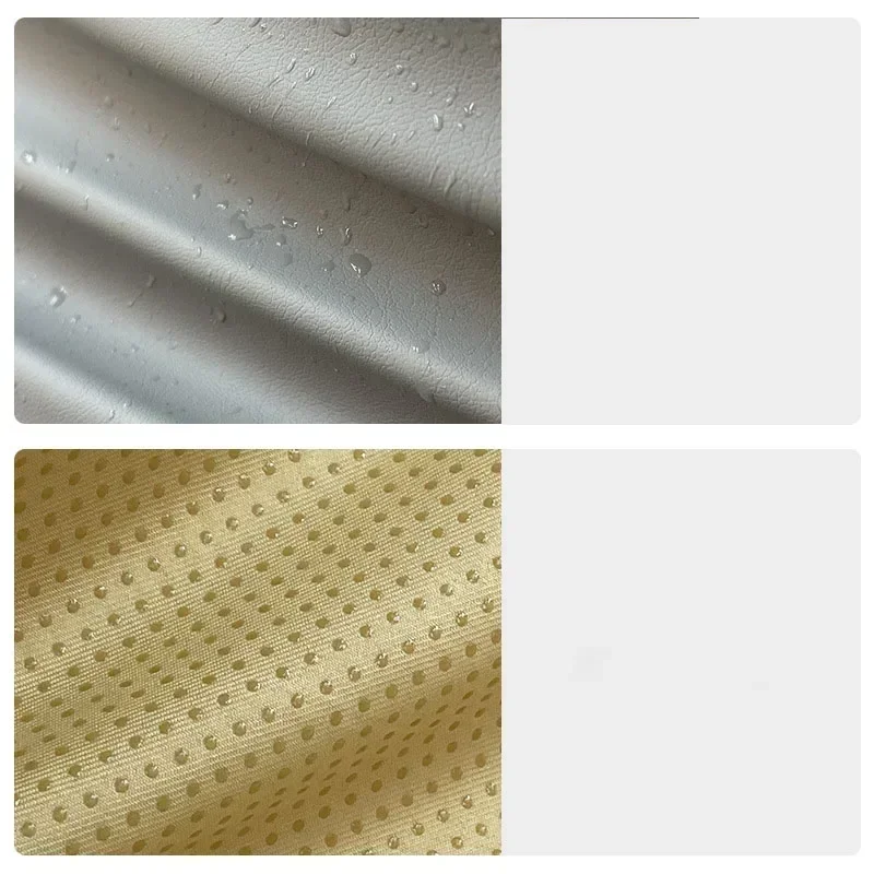 Round Imitation Leather Oil-proof Dining Chair Cushion Waterproof Easy Cleaning Bar Stools Cushions Non-slip Memory Foam Pad 5