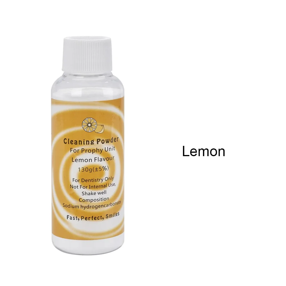 Dental Air Prophy Cleaning Powder - Mint Lemon Flavored Whitening Essence, 130g