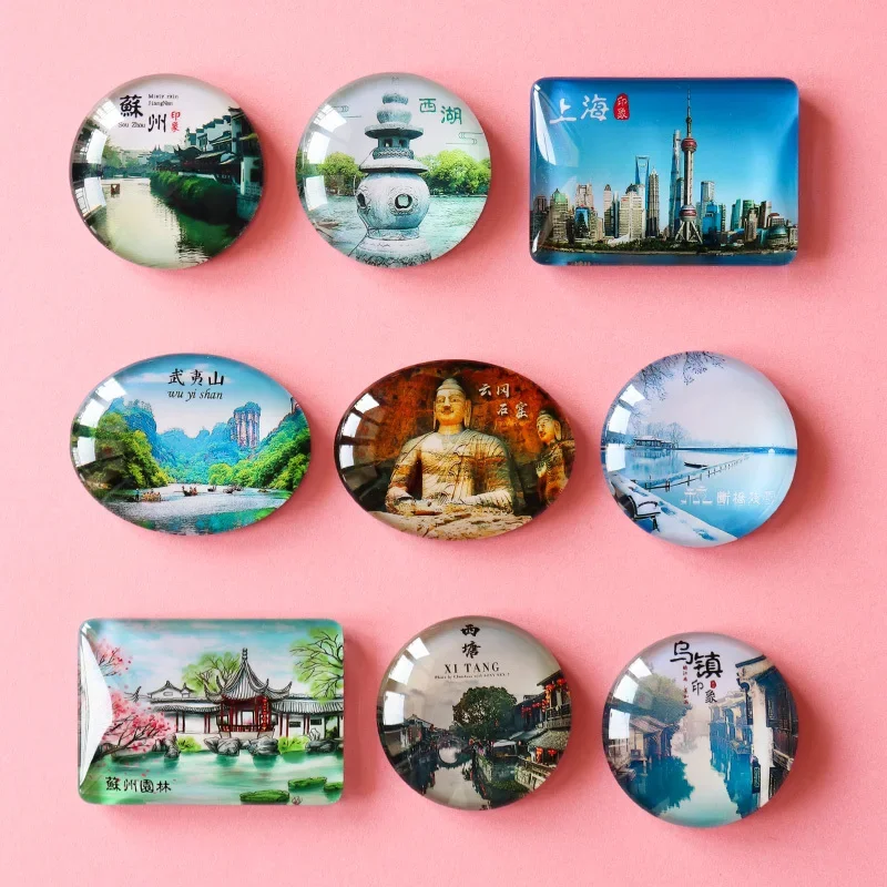 Personalized DIY Custom Glass Photo Fridge Magnet - Family, Lovers & Baby Gifts