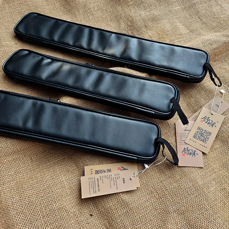 Portable Flute Bag Waterproof Pu Leather Instrument Storage Bag Thickened Saxophone Drumsticks Instruments Accessories