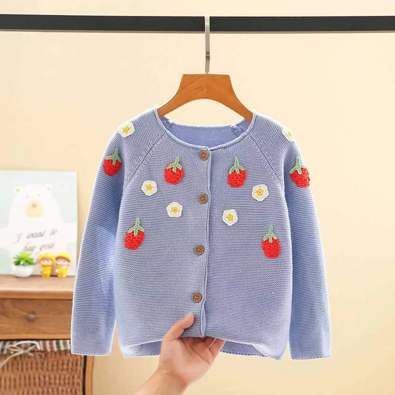 Kids Sweater Little maven Girls Cotton Sweatshirt Lovely Pink Rabbit With Little Chicks Autumn Outfit For 2 to 7year