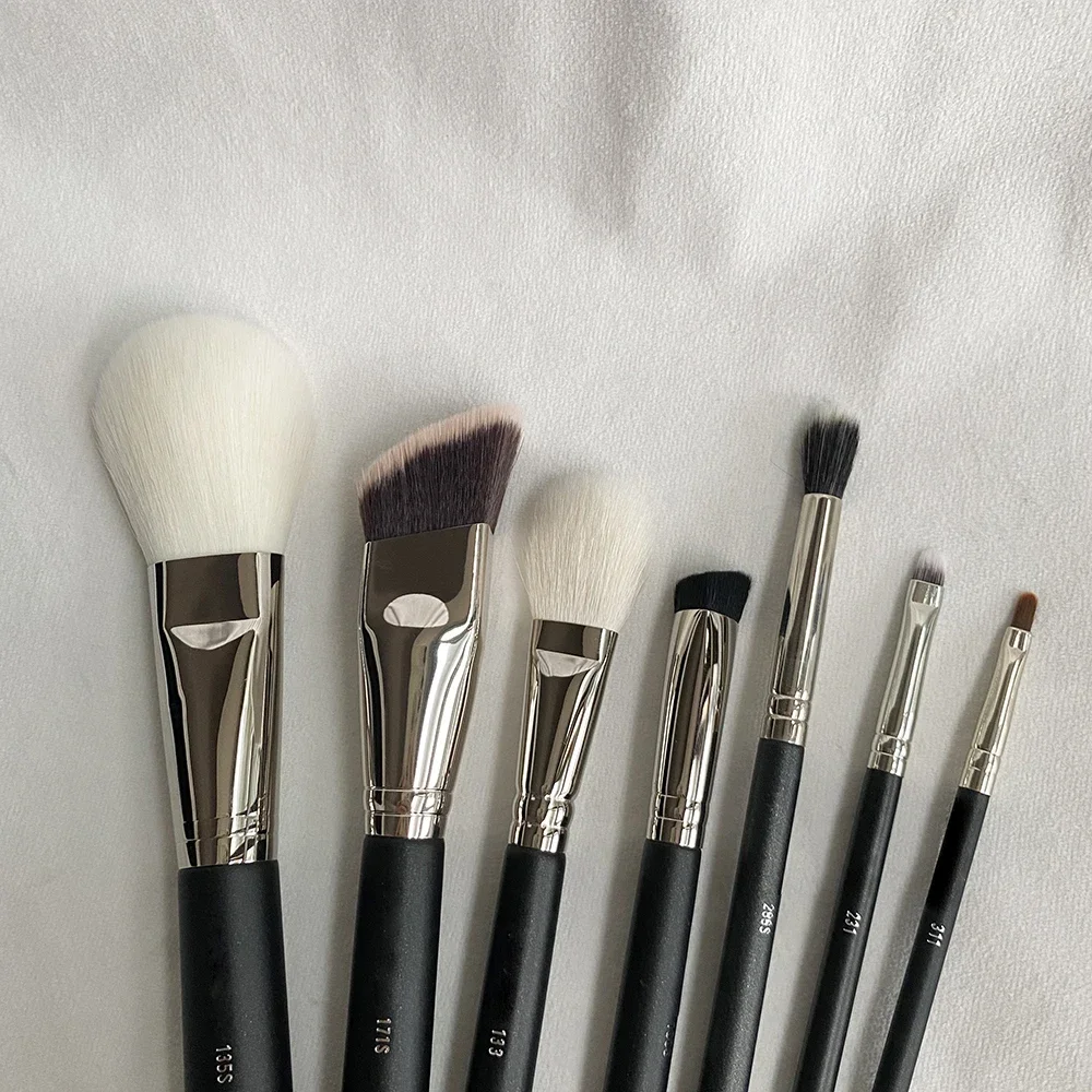 Makeup Brushes Set 135s Powder 171S Foundation 133 Cheek Blush 286s Tapered Eye Blending 106 Concealer Cosmetic Brush Kit - 2