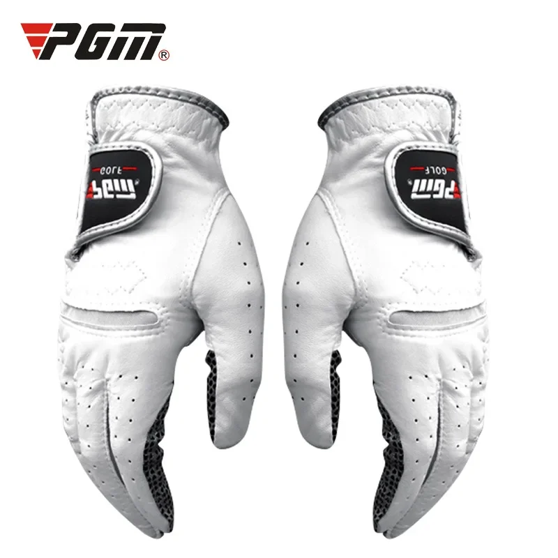 Golf Gloves Golf Glove Men's Golf Gloves Breathable Leather Sheepskin Left Right Hand Anti-skid Beginner Practice Accessories ST001