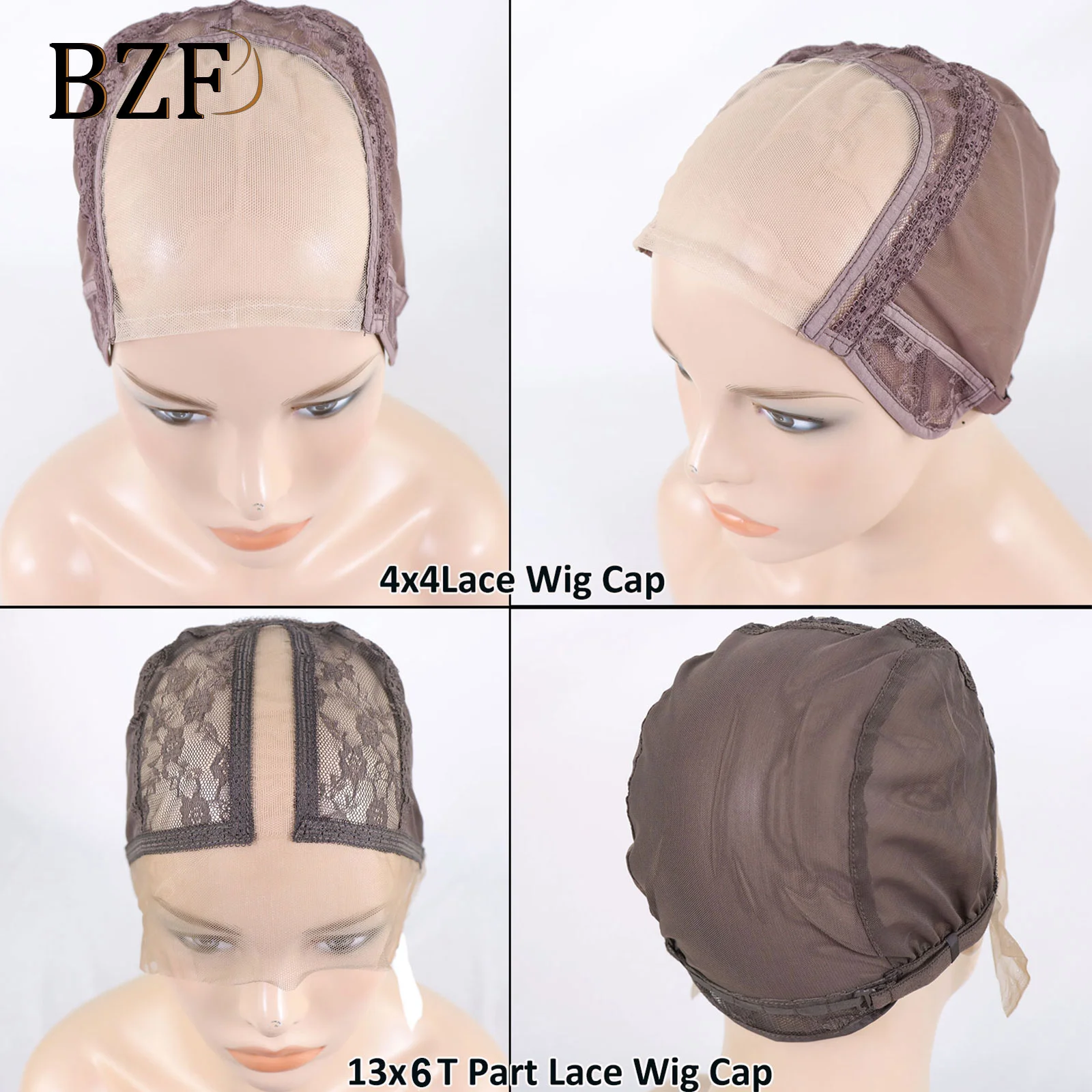 Wig Caps Full Lace Transparent Swiss 360 Lace Frontal Glueless 13x6 Weaving Net Cap Accessories