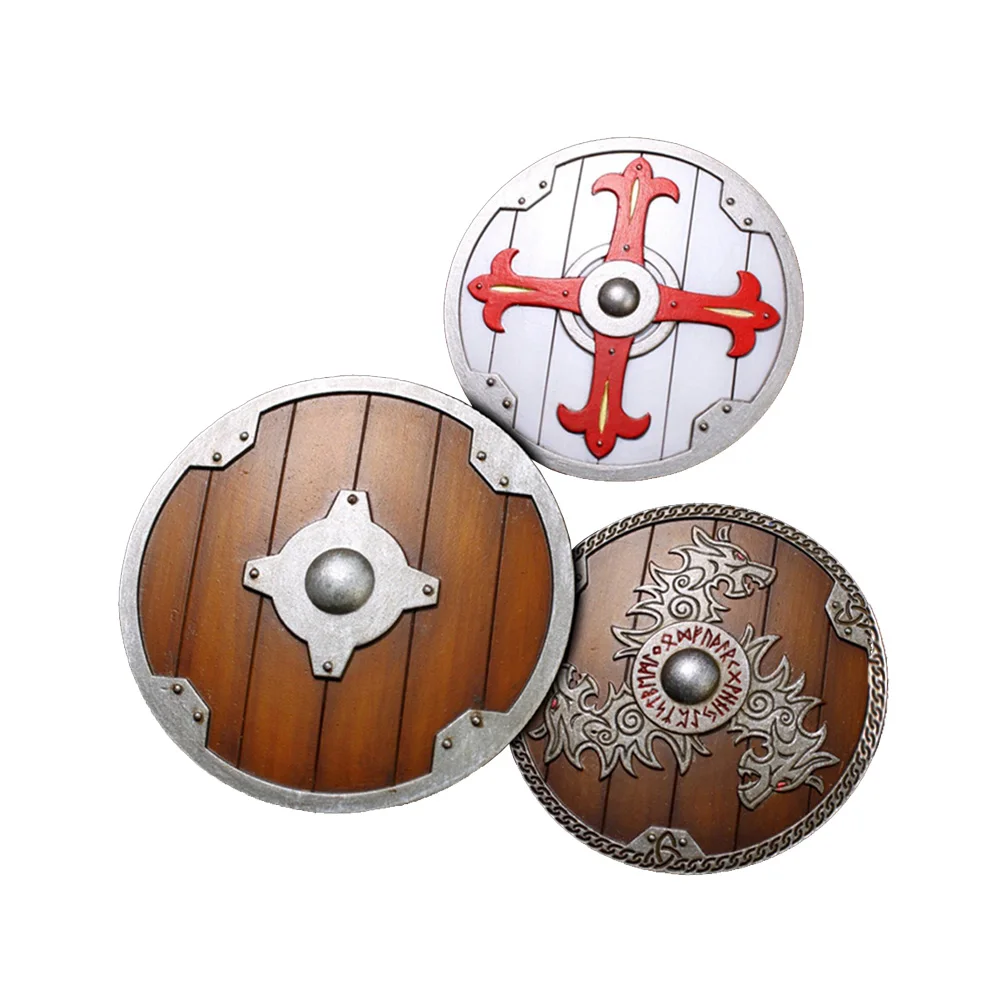 

SH 1/12 Girl Goddess Device Medieval Weapons Shield Round Group Resin GK Accessory Model