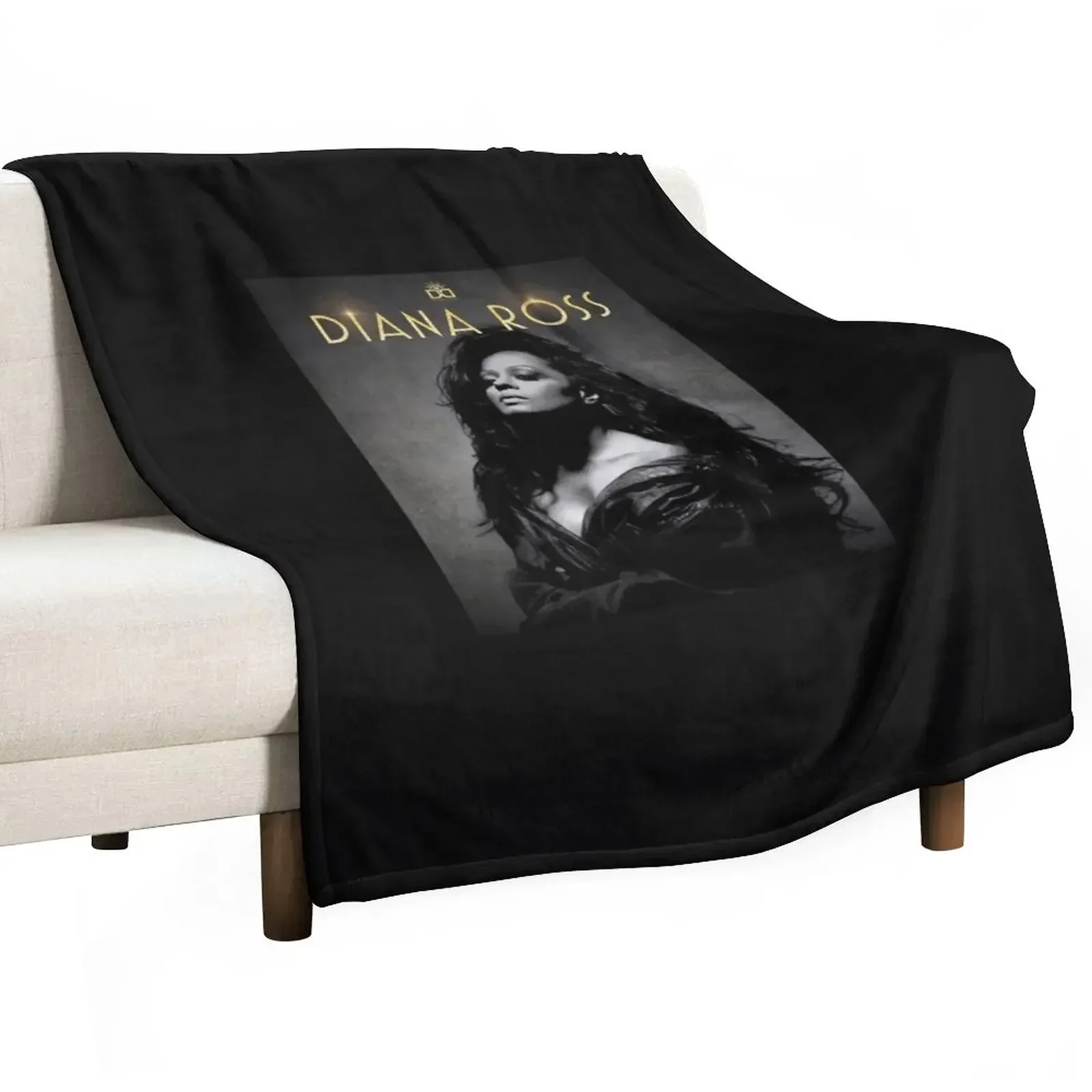 

Diana Ross Cartoon Throw Blankets Large Flannel Cute christmas gifts Blankets