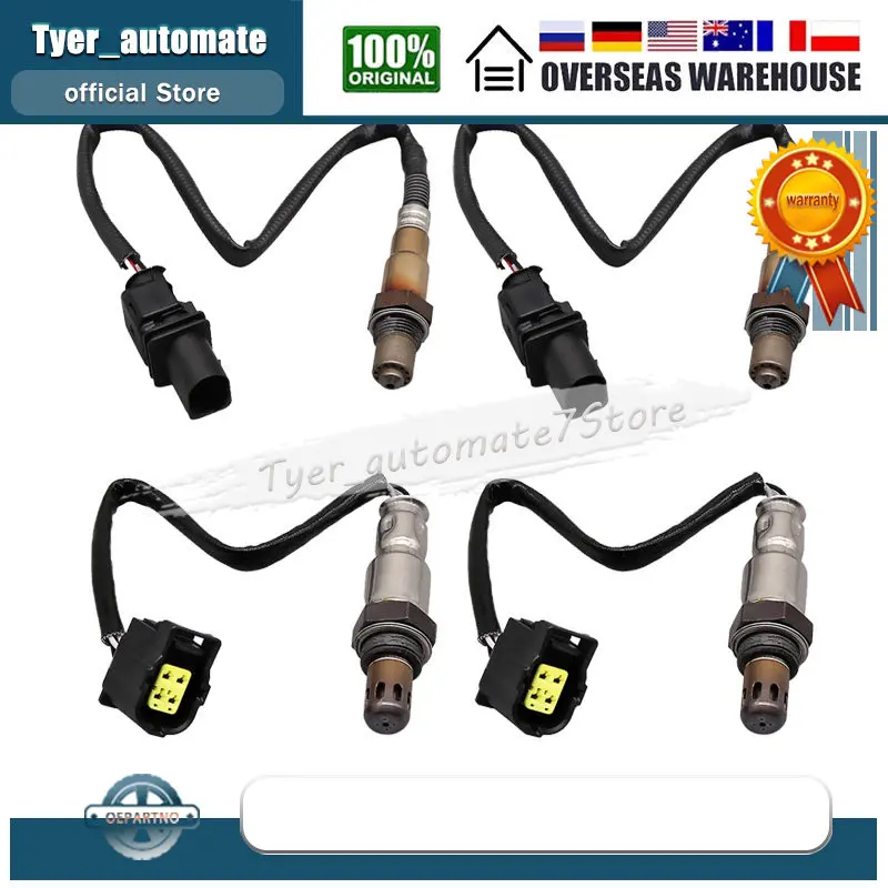 4Pcs Oxygen Sensor O2 Sensor Lambda Sensor For Mercedes-Benz A0095426318 A0065422018