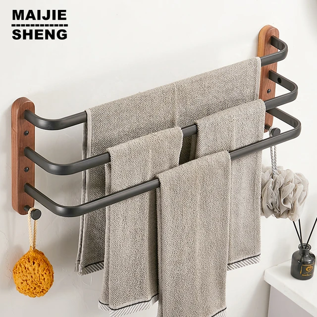 Porte-Serviettes Mural pour Salle de Bain, Porte-Serviettes