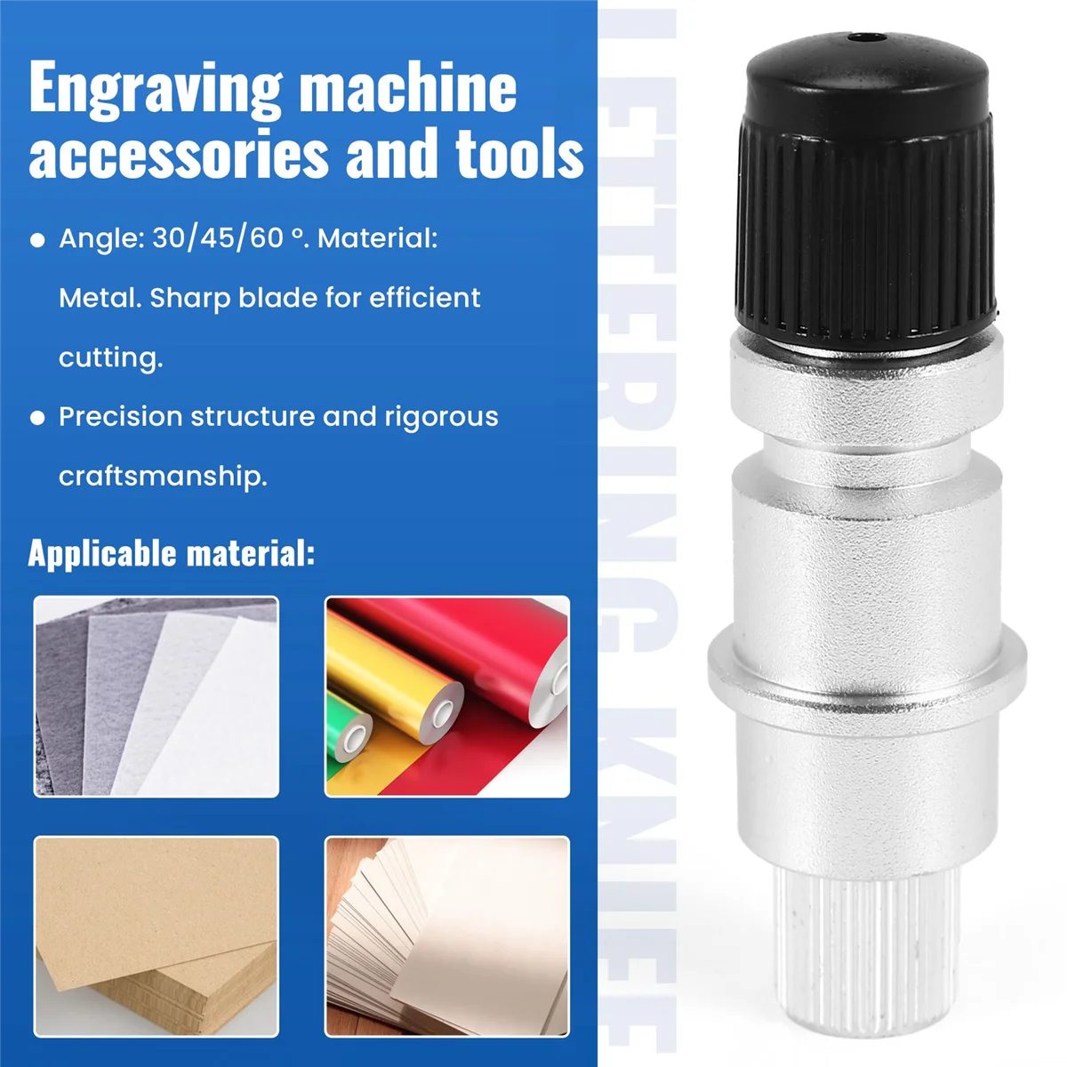 AB02 16Pcs 30/45/60 Degree Graphtec Cb15 Cb15U Vinyl Cutter Blade+Graphtec Cb15 Cb15U Blade Holder