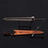 22cm Weapon Greatsword Colossal Sword Game Peripheral Steel Sword Damascu Uncut Katana Display Decoration Collection for Kid Toy 2