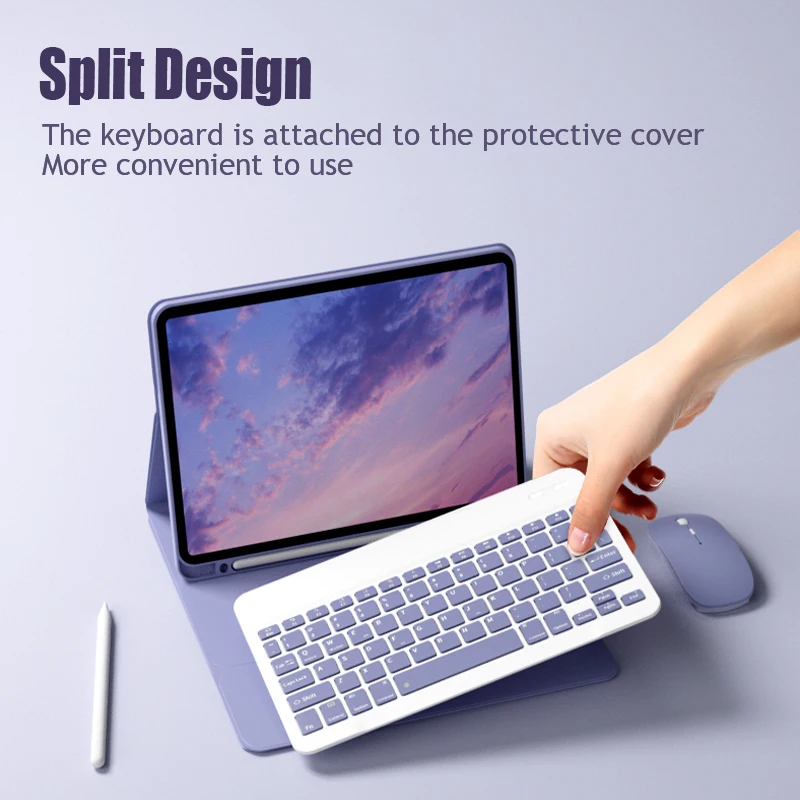 Wireless Bluetooth Keyboard with Magic Touchpad