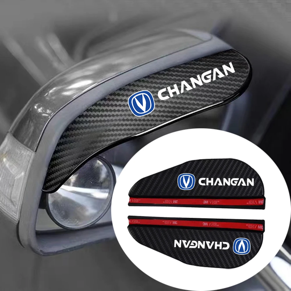 Rearview Mirror Rain Eyebrow 2x Car Rain Sticker For Changan CS95 CS85 CS75 CS35 Eado Alsvin 7 CS15 CS55