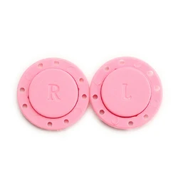 Invisible Magnetic Button Set for Sewing and Clothing Decoration (Pink)