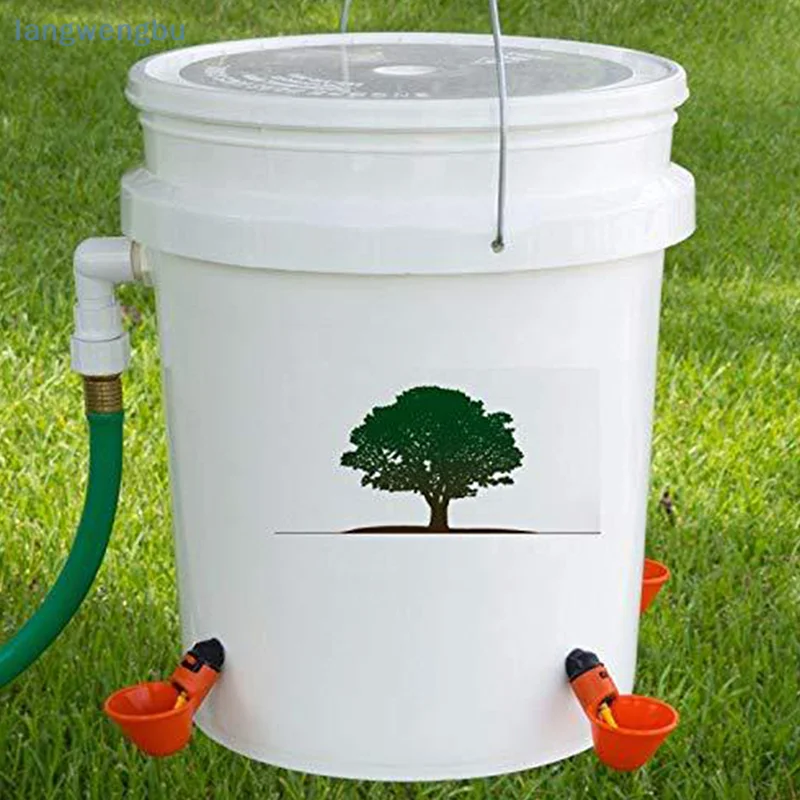 Automatic Chicken Waterer Cups,Plastic Backyards Chicken Water Feeder,Poultry Water Drinking Cups Bowls