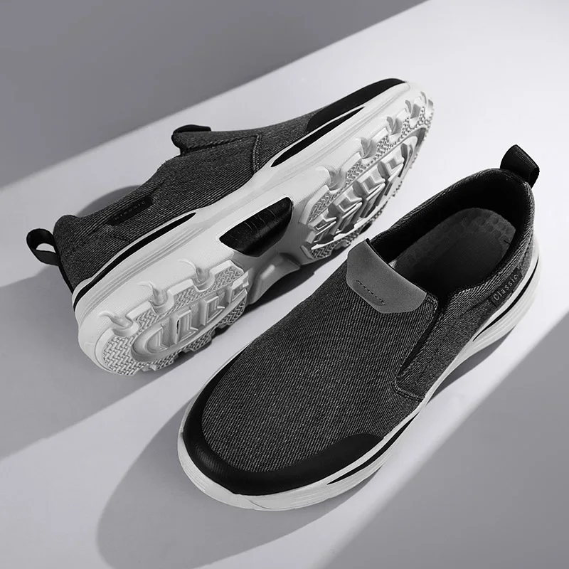 Golden Sapling Canvas Loafers Man Leisure Flats Men's Casual Business Shoes Breathable Daily Loafer Comfortable Driving Footwear