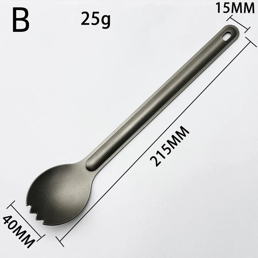 Stirring Spoon Coffee Ice Spoon Portable Outdoor Camping Cutlery Cutlery Fork Outdoor Household For Travel
