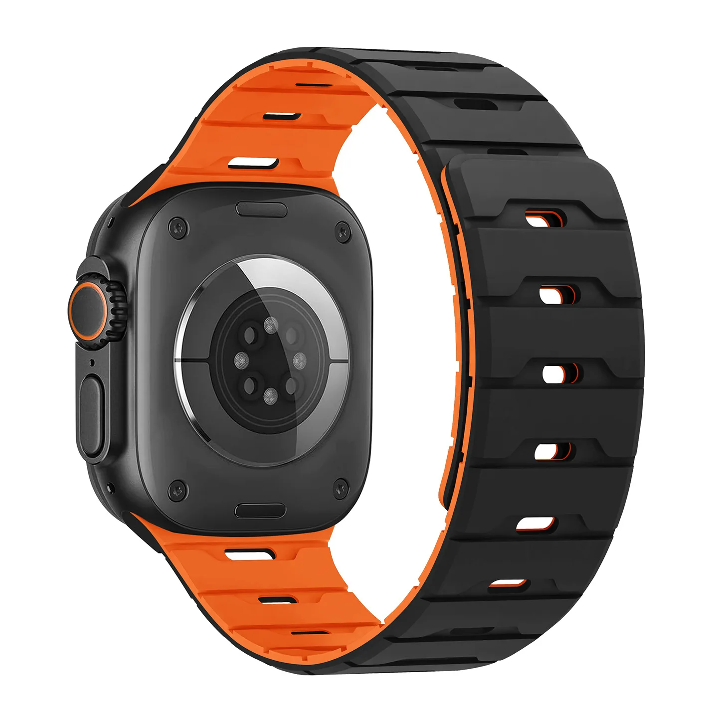 Premium Magnetic Silicone Smartwatch Band - Sleek and Durable Design