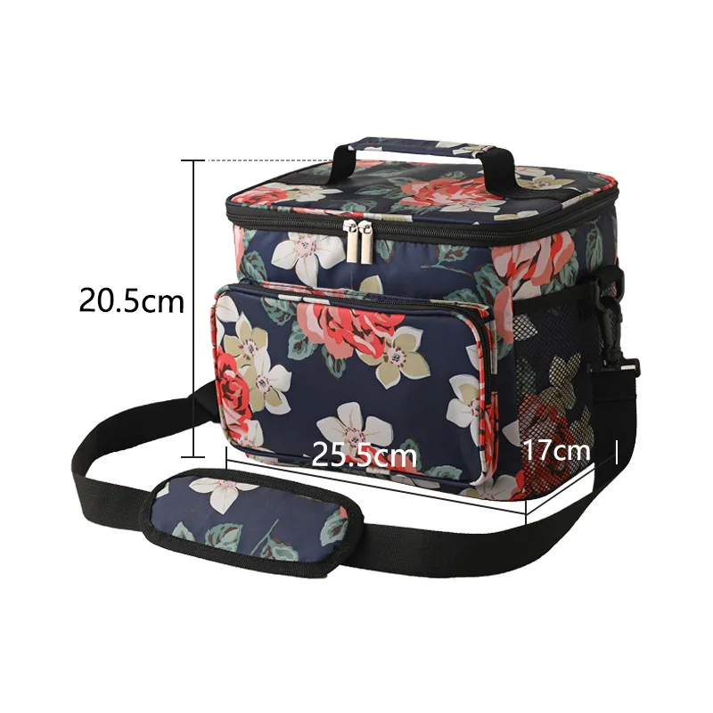 Thermal Food Bag Portable Cooler Bag Food Thermal Lunch Bag Waterproof Travel Insulated Picnic Box Camping BBQ Family Outdoor Activities