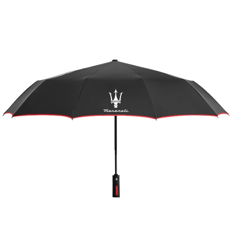 Car Automatic Folding Windproof Sunshade Umbrella For Maserati Grecale Coupe Quattroporte GranTurismo Ghibli Levante MC20 Spyder