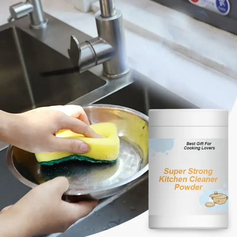 110/250g Powerful Kitchen All-purpose Powder Cleaner Agent Kitchen Strong Heavy Dirt Cleaning Agent Multifunctional Bubble Powde