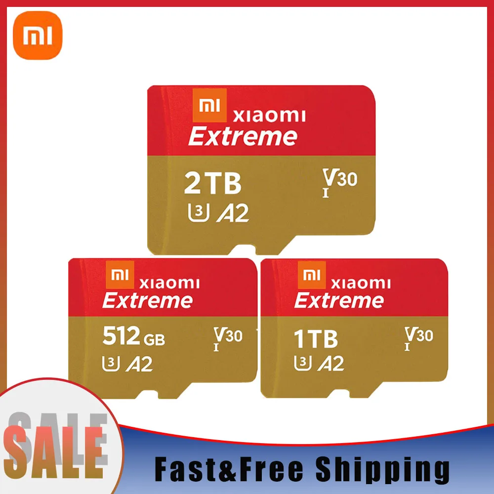 Xiaomi 2Tb Sd Memory Card Scheda Ad Alta Velocità Classe 10 128Gb 256Gb 512Gb Mini Sd Card Per Smartphone Mini Pc Camera Game Laptop