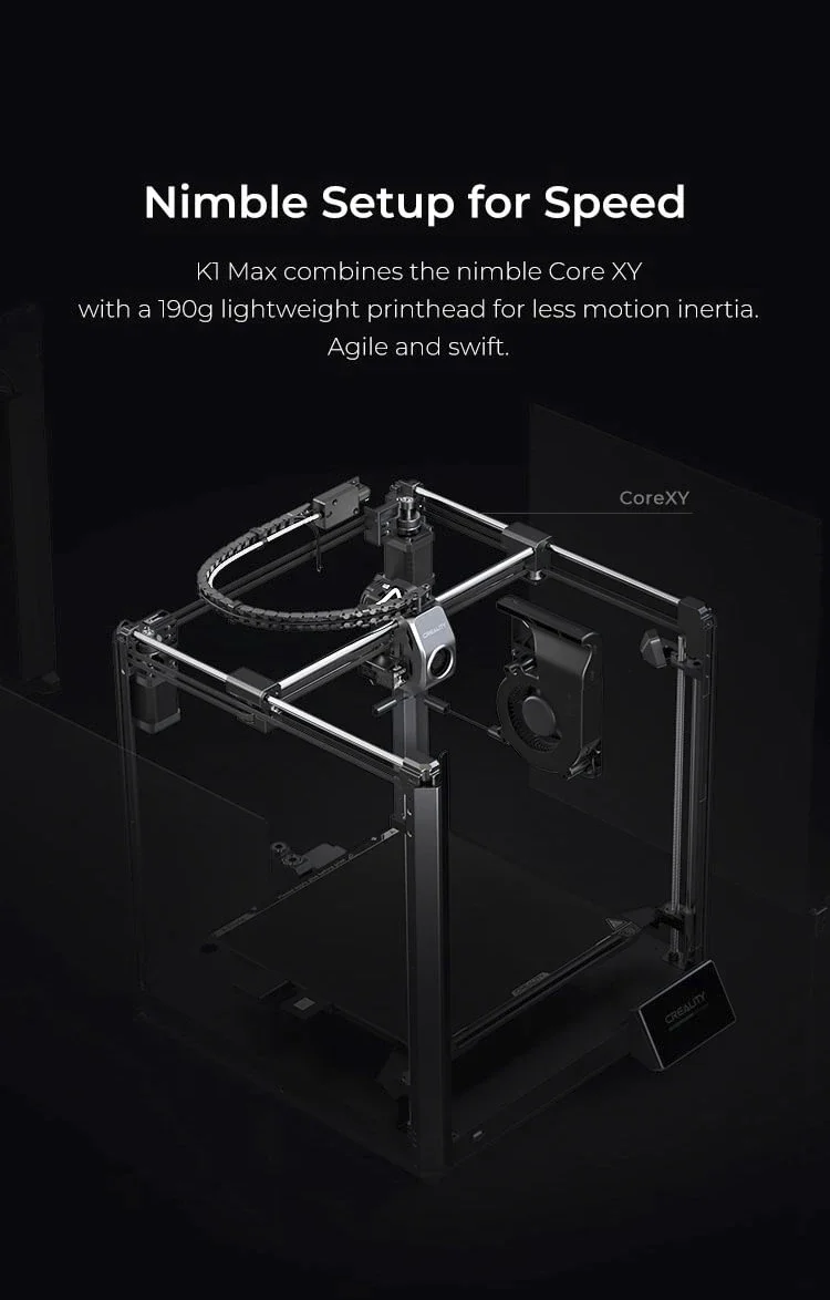 Creality K 1 Creality 3D K1 Speedy , 600mm/s Max Speed, 20000mm/s²