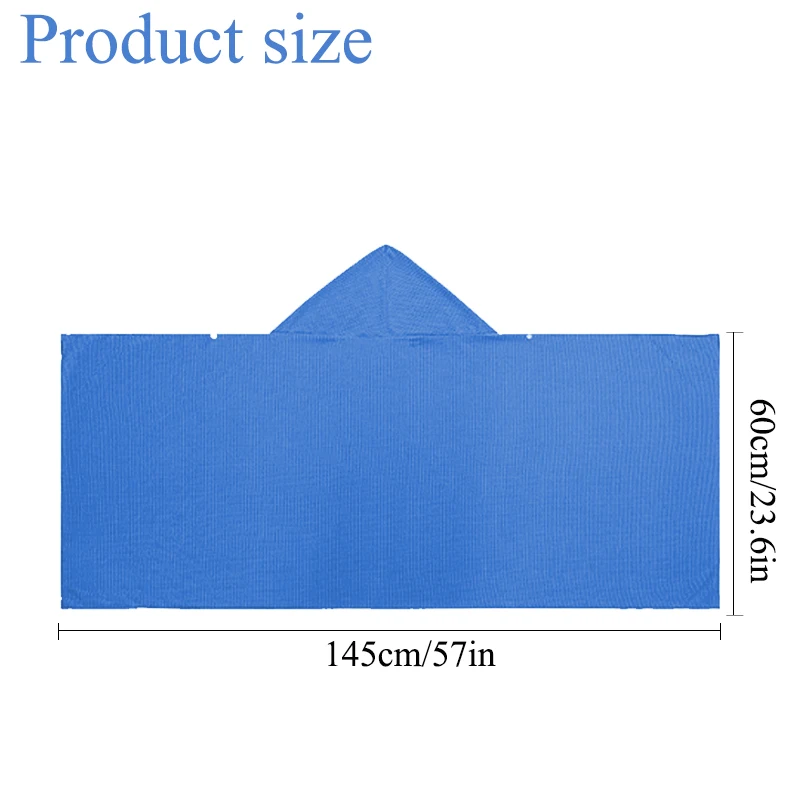 Quick Drying Towel Cool cape quick drying towel hooded sweatshirt shawl sun protection suitable for cycling traveling beach outdoor sports
