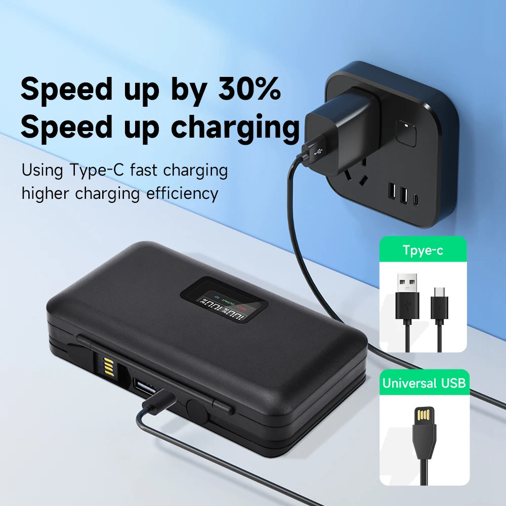 LP-E17 Battery Type-C Input Rechargeable Battery Camera Battery Rechargeable Battery Charger Camera Battery Charger For Canon EOS 200D M5 M6 750D 760D T6i T6s 800D RP Kiss X8i with LCD Charger Case