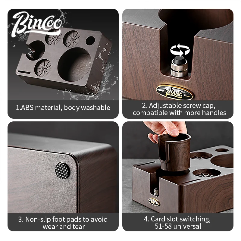 Bincoo Coffee Tamper Station - صندوق طحن قهوة متعد...
