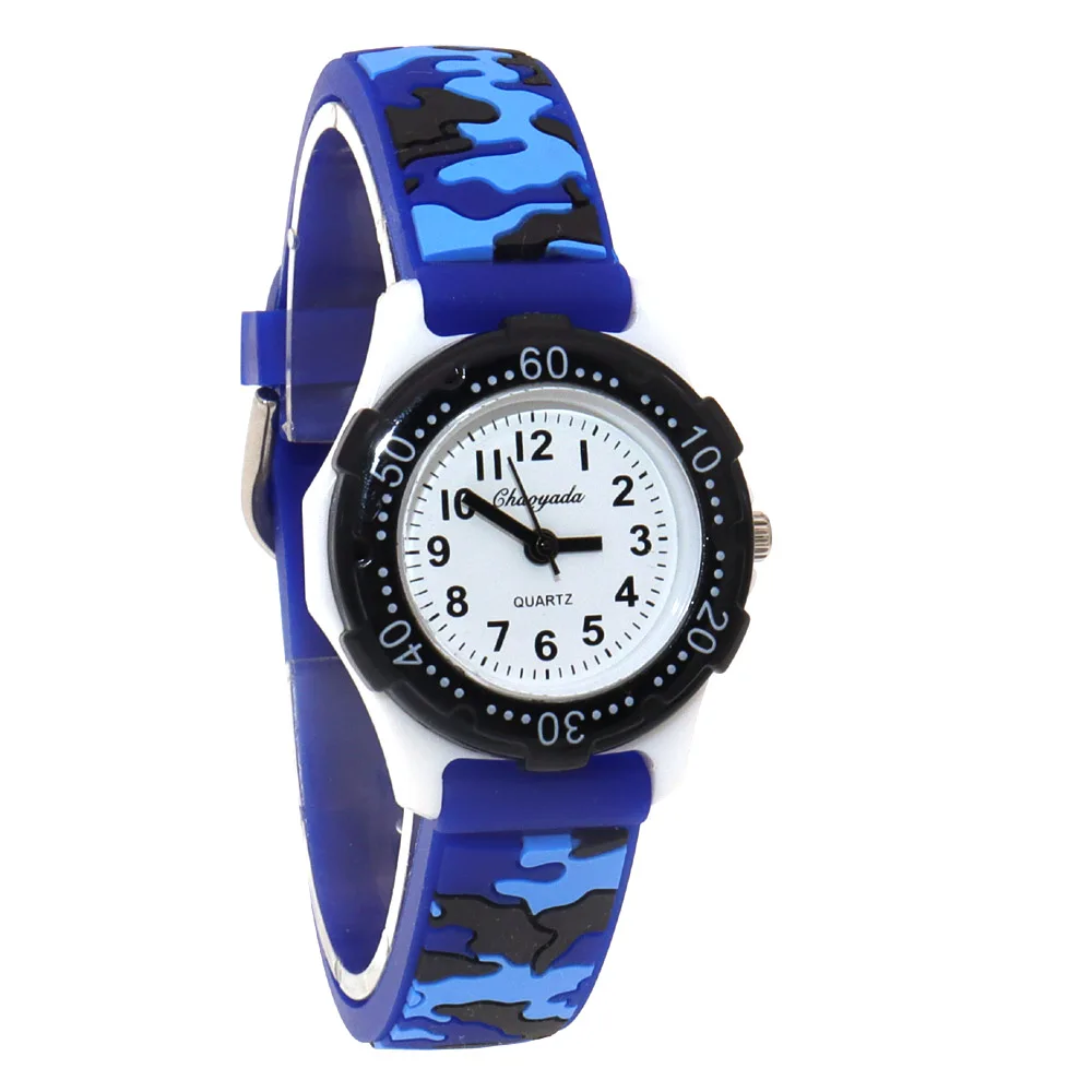 High Quality Boy Watches Camouflage Strap Children Watch Kids Watches Cartoon Wristwatch Quartz Watches relogio 2