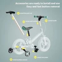 Vélo d'équilibre pour enfants 2 en 1, vélo pliant à pédale pour fille et garçon de 1 à 6 ans 5
