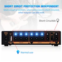 JOYO JP-05 กีตาร์เอฟเฟกต์แหล่งจ่ายไฟแบบชาร์จไฟได้ 4400mAh แบตเตอรี่ 8 DC เอาต์พุตแจ็ค 9V 12V 18V กีตาร์เอฟเฟกต์ 6