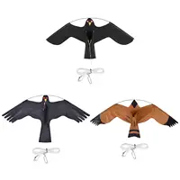 1.2M Flying Kite, 120x65cm Easy to Fly Bird Repelling Kite Kids Toys Scary Bird Kite Drive Bird Kite for Garden Park Beach 1