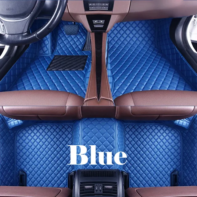 Car Floor Mats For BMW X1 F48 2016 2017 2018 2019 2020 2021 2022 Custom Auto  Foot Pads Carpet Cover Interior Accessories