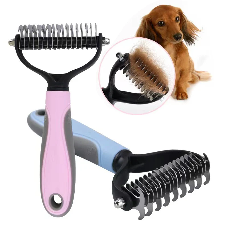 Professional Pet Deshedding Brush Dog Hair Remover Pet Hair Knot Cutter Puppy Cat Comb Brushes Dogs Grooming Shedding Supplies Professional Pet Deshedding Brush Dog Hair Remover Pet Hair Knot Cutter Puppy Cat Comb Brushes Dogs Grooming Shedding Supplies