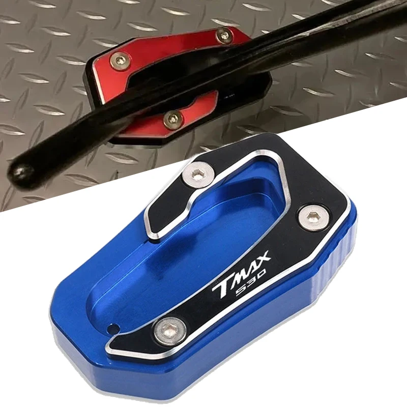 Motorcycle Kickstand Foot Side Stand Extension Pad Support Plate Enlarge Stand For T-MAX TMAX 530 SX DX TMAX530-motorcycle kickstand extender,motorcycle kickstand pad,motorcycle kickstand,motorcycle support feet