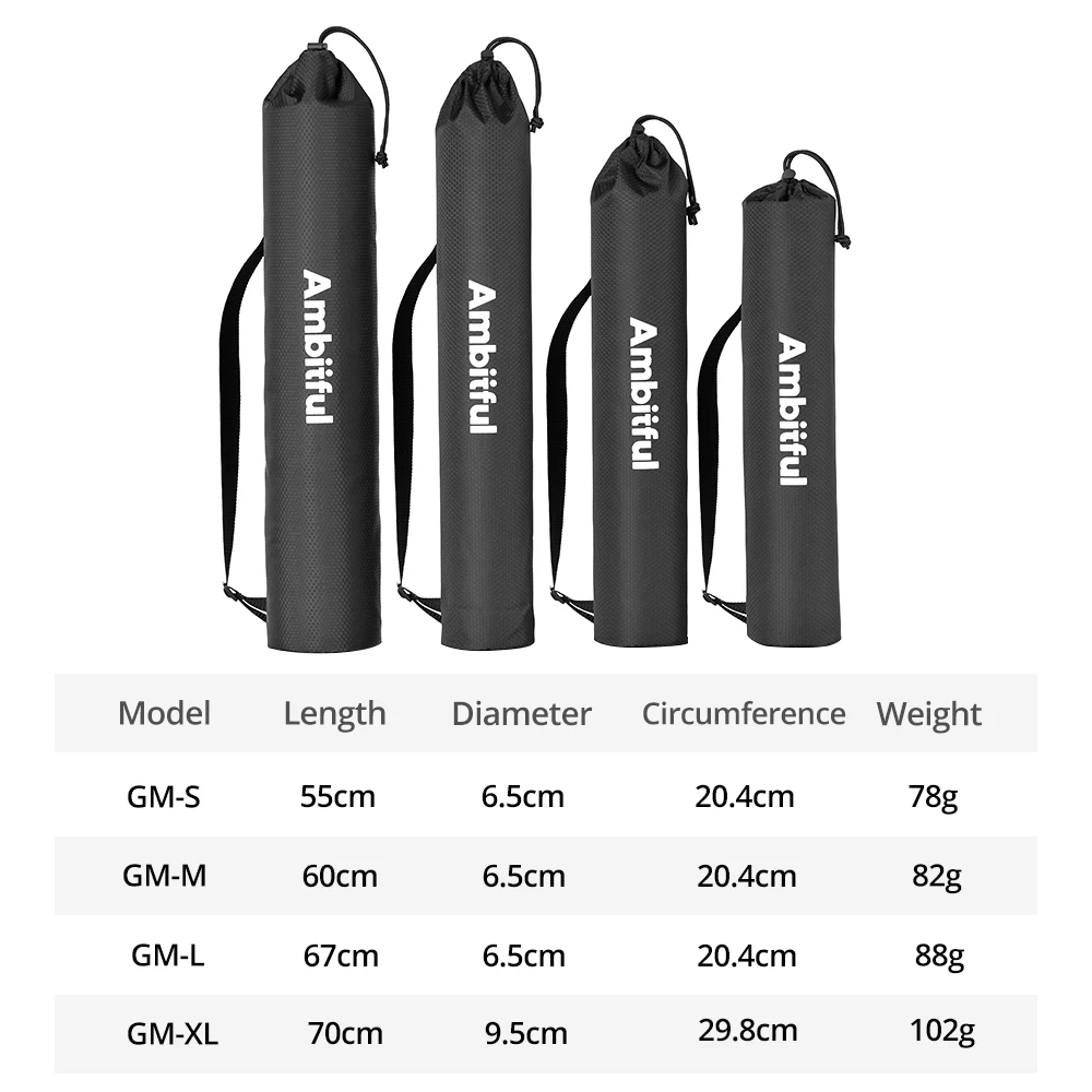 AMBITFUL GM Splash-Proof Adjustable Shoulder Strap Carrying Bag for Photography Equipment