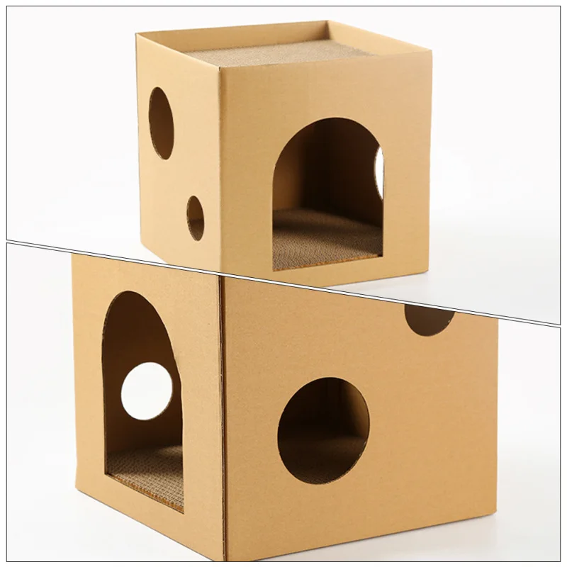 Title 6, Cat House Kitten Pet Cardboard Scratcher Scratc...