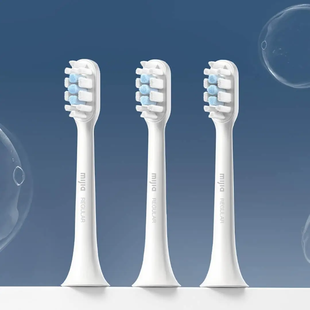 3pcs/6pcs 오리지널 MIJIA T302 소닉 칫솔 헤드 치아 브러쉬 교체 헤드 소닉 구강 위생 Mi Oral Clean