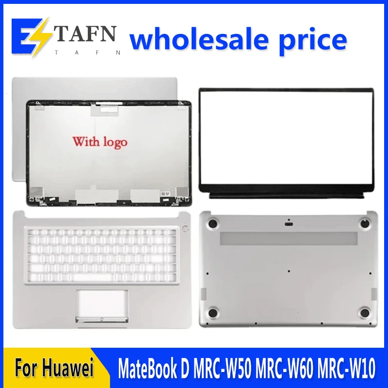 Nuovo Originale Per Huawei Matebook D Mrc-W50 Mrc-W60 Mrc-W10 Pl-W19 Laptop Lcd Cover Posteriore Cornice Anteriore Palmrest Bottom Case 15.6"