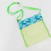 Ultra Light Mesh Beach Bag Adjustable Shoulder Strap Portable Sea Shell Collecting Bag  Kids Beach Bag    Beach Toy Bag 5