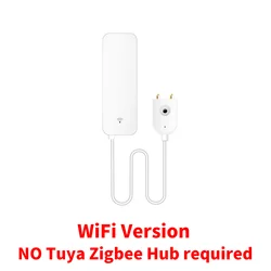 Smart WiFi Water Leak Sensor with App Alerts and Flood Alarm System - WiFi Version