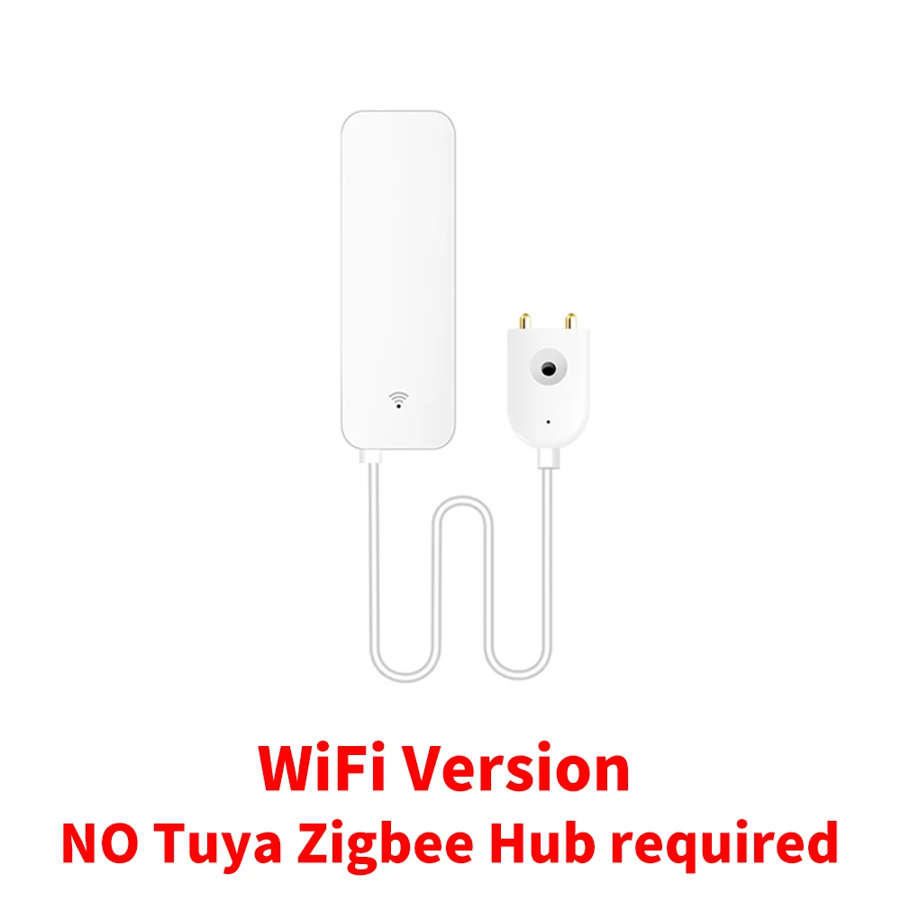 חיישן נזילות מים Zigbee של Tuya WiFi, מגדיר מים, התראות באמצעות אפליקציית Smartlife, אזעקת נזילות מים לבית
