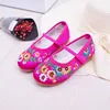 Kids Shoes For Girls Gift Fashion Floral Flats Children's Performance Embroidery Floral Show Chinese Style Baby Shoes Size 25-34 5