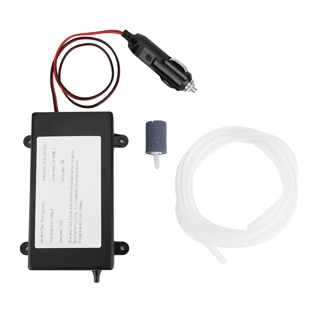 Car Ozone Generator 10W DC12V 1000mg/h Odor Eliminating Air Freshing Ozonizer car ozone generator