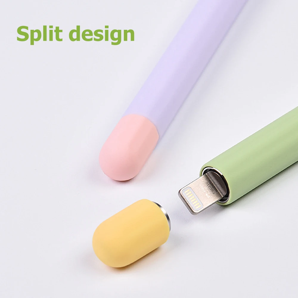 Soft Silicone Protective Cover For iPad Stylus Pen